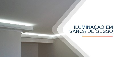 Iluminação em Sanca Gesso